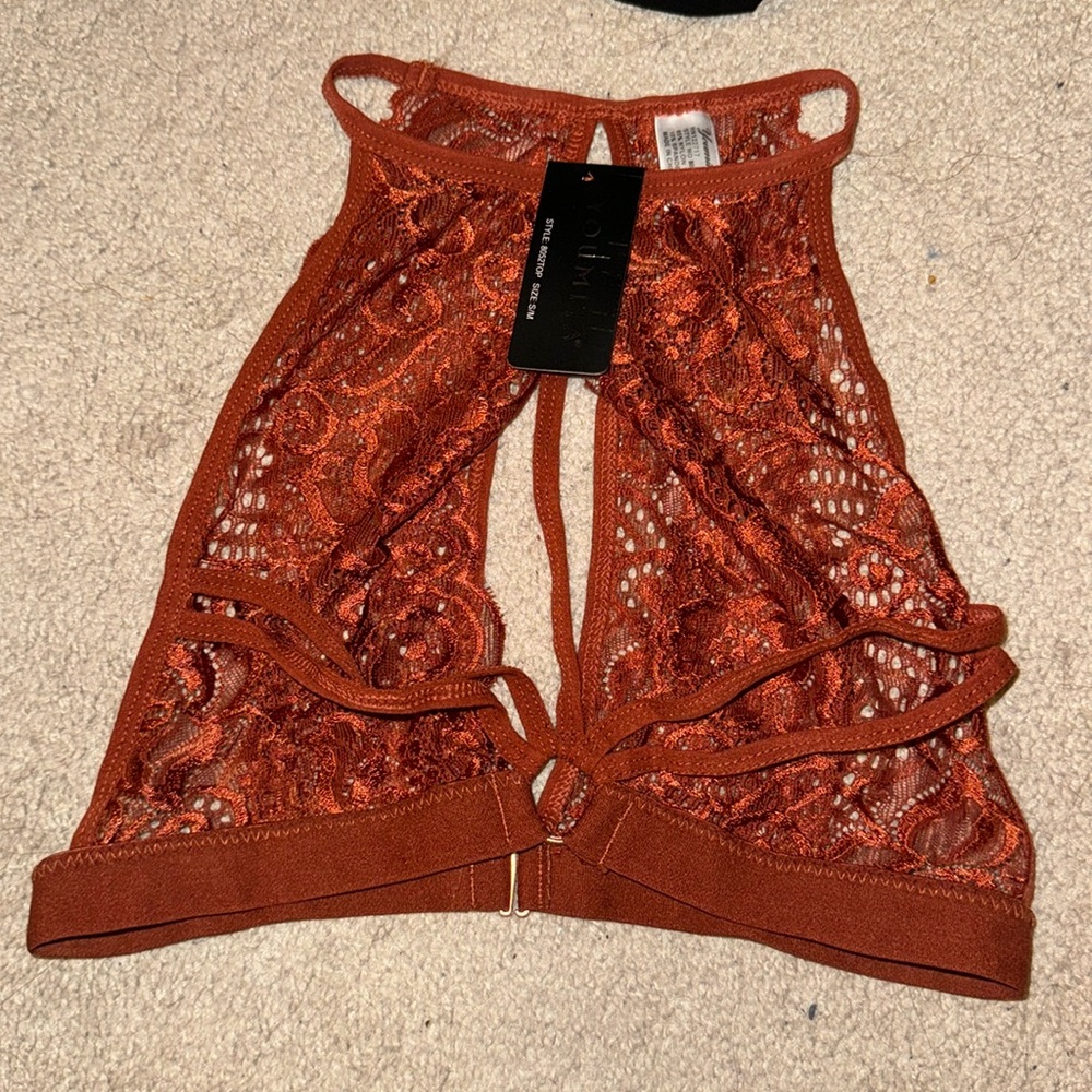 Lingerie crop top